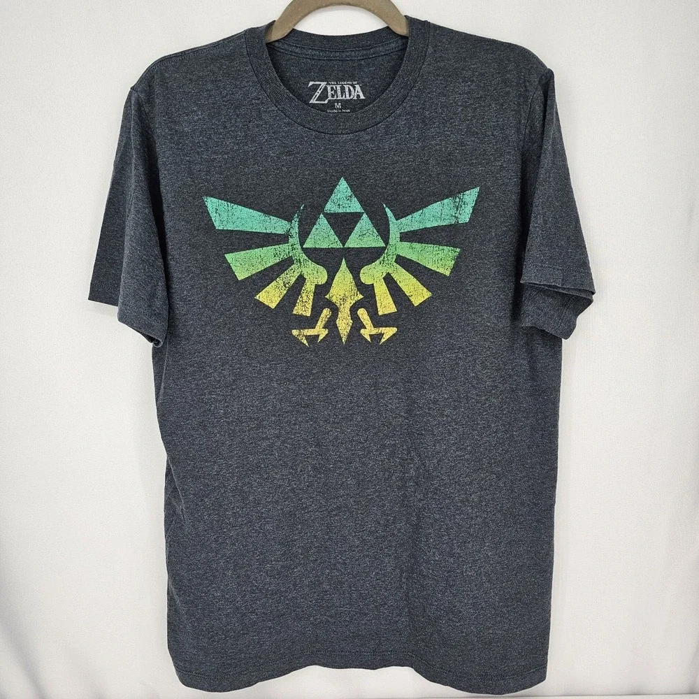 The Legend Of Zelda‎ Nintendo Tshirt Adult Sz M Grey See Description